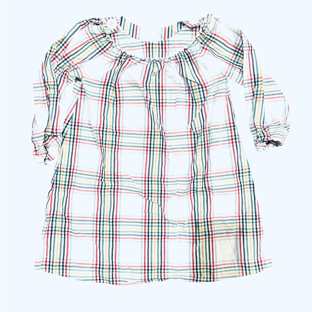 Hanna Andersson Multicolor Striped Cotton Dress 90 cm 3T